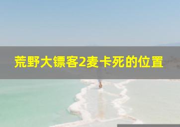 荒野大镖客2麦卡死的位置