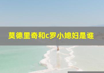 莫德里奇和c罗小媳妇是谁