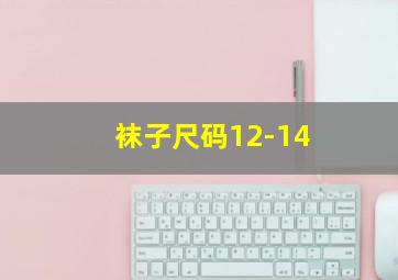 袜子尺码12-14