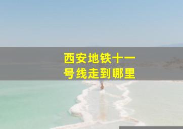 西安地铁十一号线走到哪里