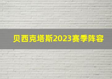 贝西克塔斯2023赛季阵容