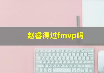 赵睿得过fmvp吗