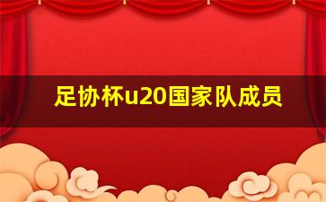 足协杯u20国家队成员