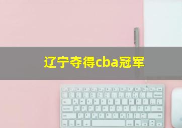 辽宁夺得cba冠军