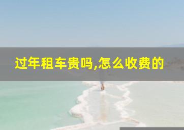 过年租车贵吗,怎么收费的