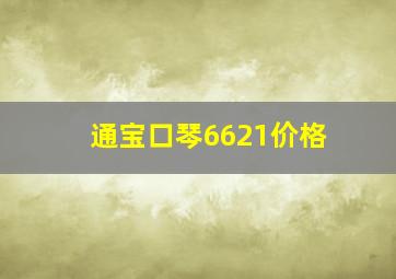 通宝口琴6621价格