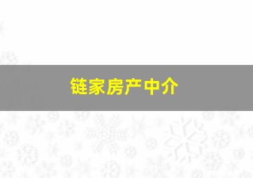 链家房产中介