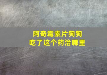 阿奇霉素片狗狗吃了这个药治哪里