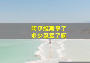 阿尔维斯拿了多少冠军了啊