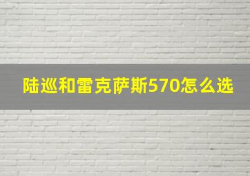 陆巡和雷克萨斯570怎么选