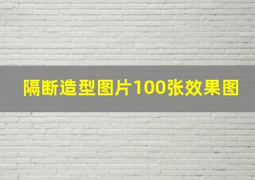 隔断造型图片100张效果图