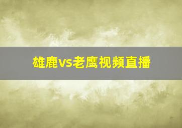 雄鹿vs老鹰视频直播