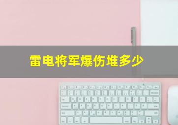 雷电将军爆伤堆多少