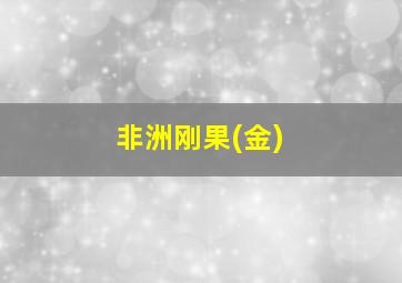 非洲刚果(金)