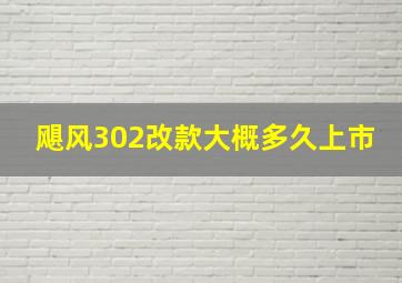 飓风302改款大概多久上市