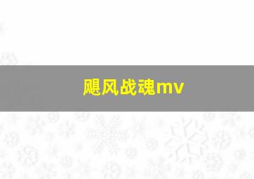 飓风战魂mv