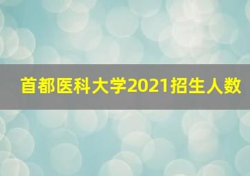 首都医科大学2021招生人数