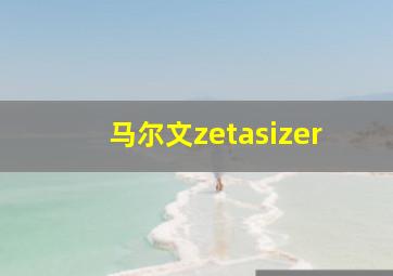 马尔文zetasizer